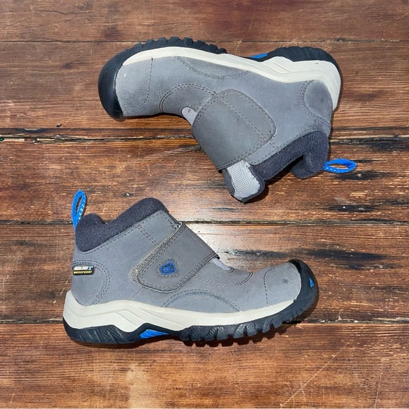 Keen Other - Keen Gray and Blue Hiking Boots Slip-On Design